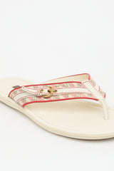 Louis Vuitton Leather Monogram Sandal