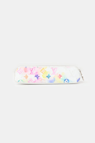 Louis Vuitton Leather Monogram Watercolour Elizabeth Pouch