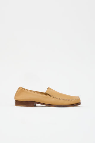 Louis Vuitton Leather Square Toe Loafer