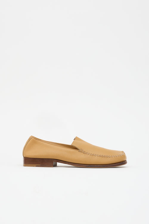 Louis Vuitton Leather Square Toe Loafer