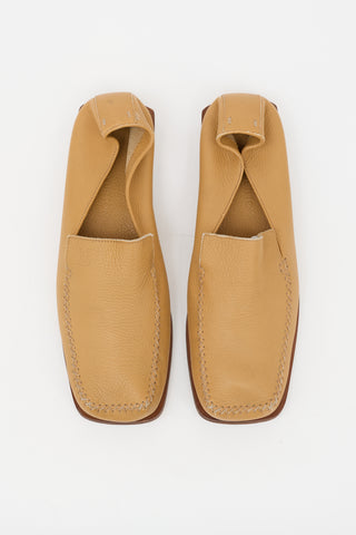 Louis Vuitton Leather Square Toe Loafer