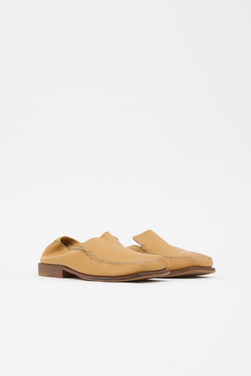 Louis Vuitton Leather Square Toe Loafer