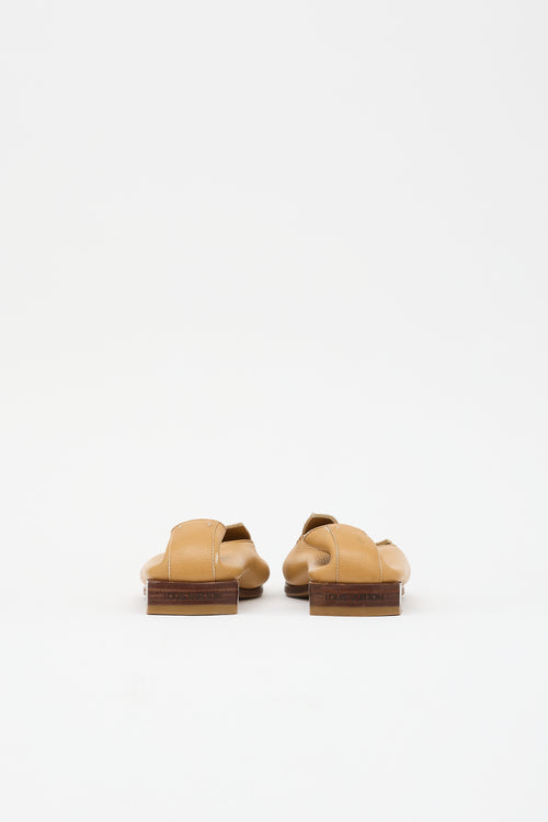 Louis Vuitton Leather Square Toe Loafer