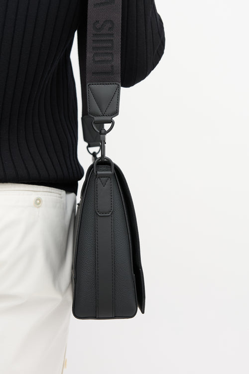 Louis Vuitton Leather Takeoff Messenger Bag