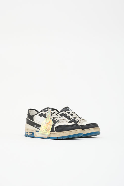 Louis Vuitton Leather Trainer Upcycling Sneaker