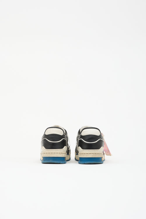 Louis Vuitton Leather Trainer Upcycling Sneaker