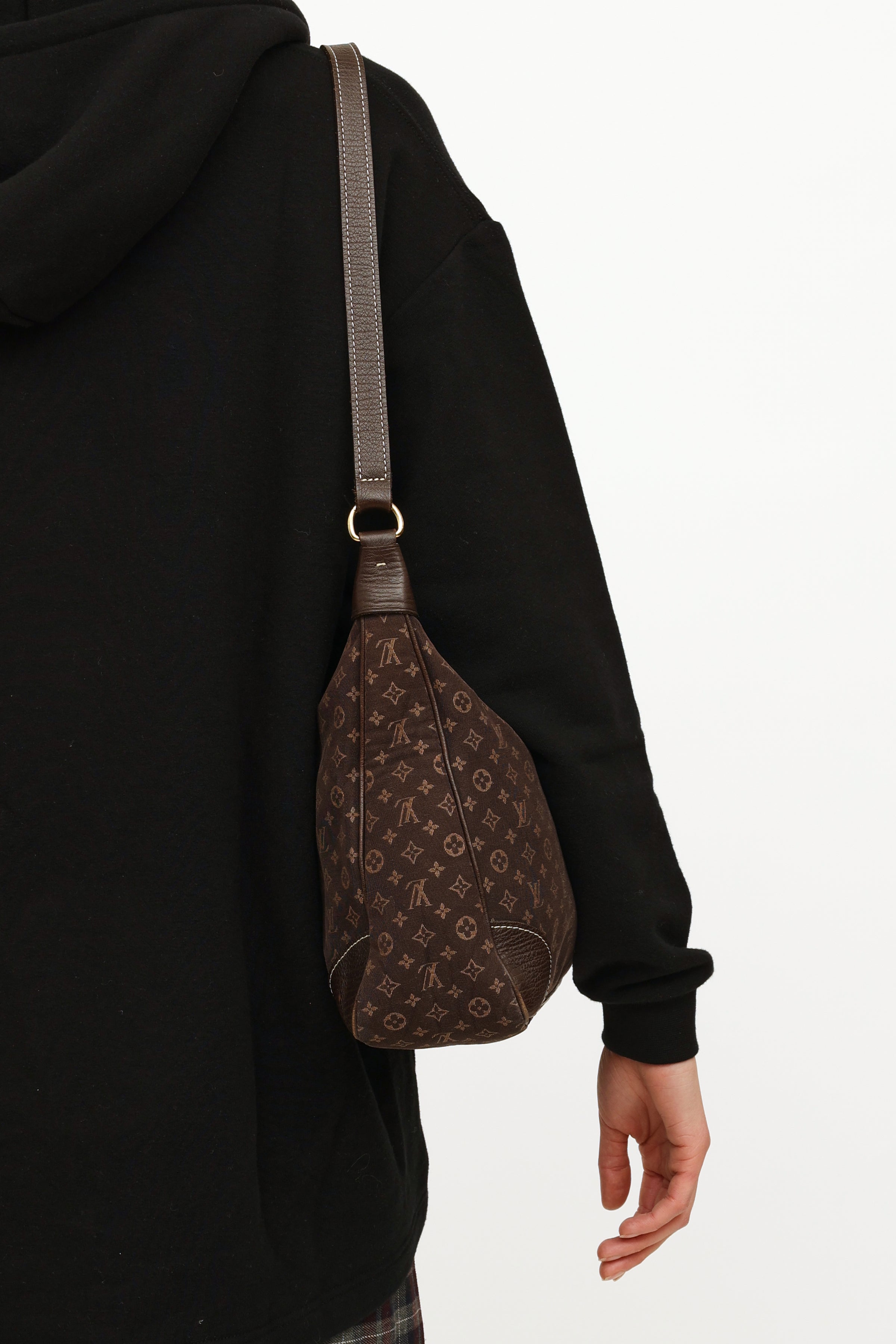 Louis Vuitton Monogram Mini Lin Boulogne Bag - Brown Shoulder Bags,  Handbags - LOU694805