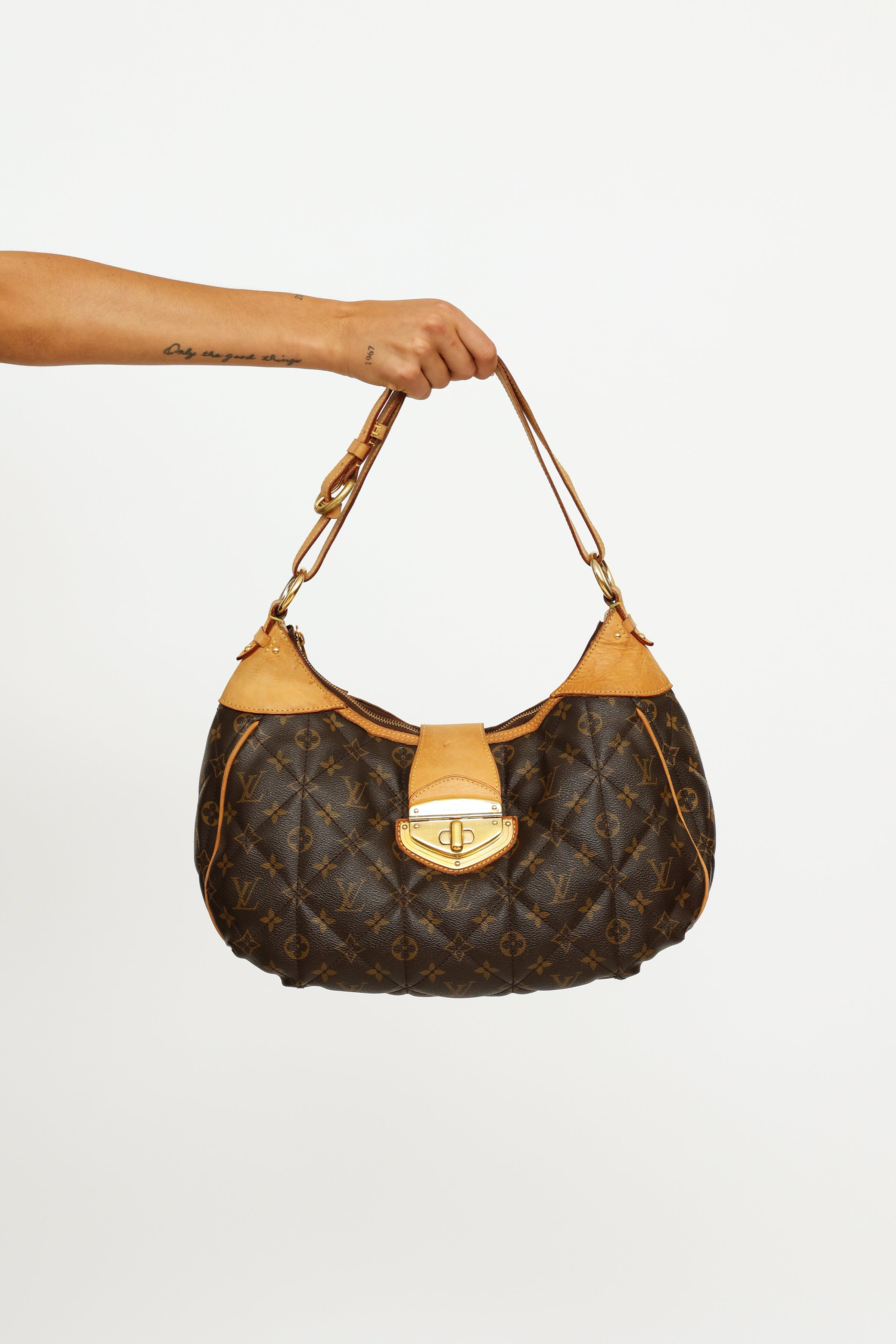 Used Louis Vuitton City Bag Pm Etoile Brw/Pvc/Brw