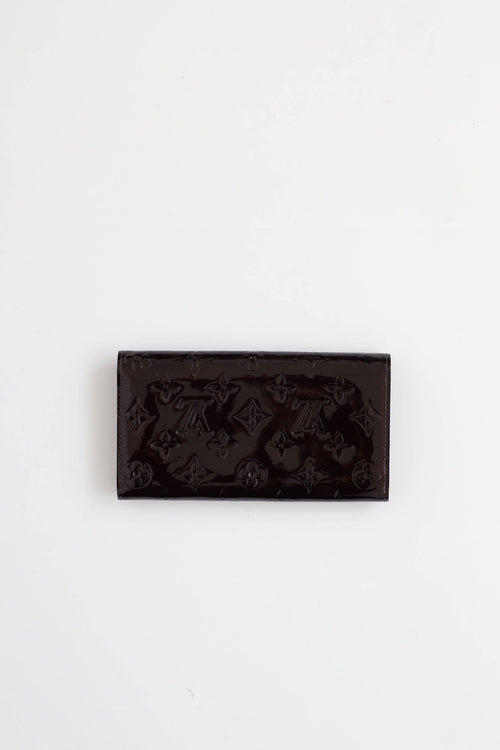Louis VuittonMonogram Vernis Patent Sarah Wallet