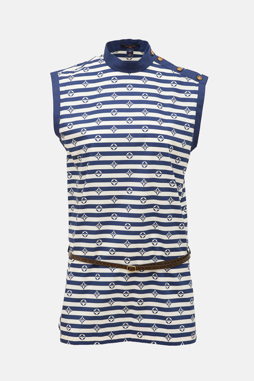 Louis Vuitton Monogram Belted Dress