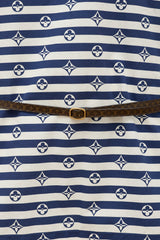 Louis Vuitton Monogram Belted Dress