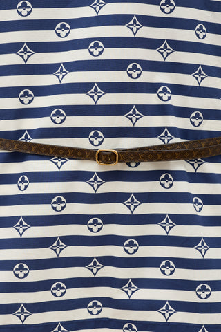 Louis Vuitton Monogram Belted Dress