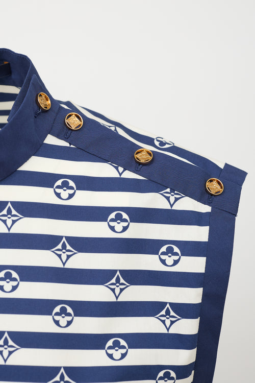 Louis Vuitton Monogram Belted Dress