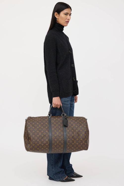 Louis Vuitton Monogram Keepall 55 Bandoulière Bag