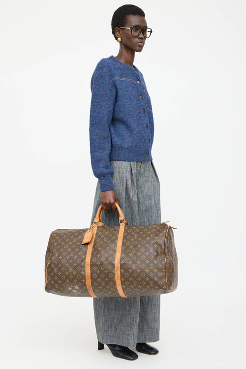 Louis Vuitton 1990 Monogram Keepall Bandoulière 60 Bag