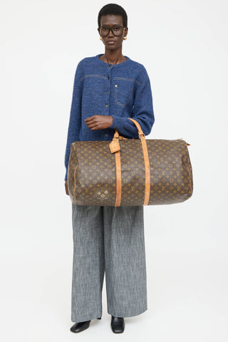 Louis Vuitton 1990 Monogram Keepall Bandoulière 60 Bag
