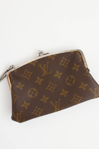 Louis Vuitton Monogram Kisslock Pouch
