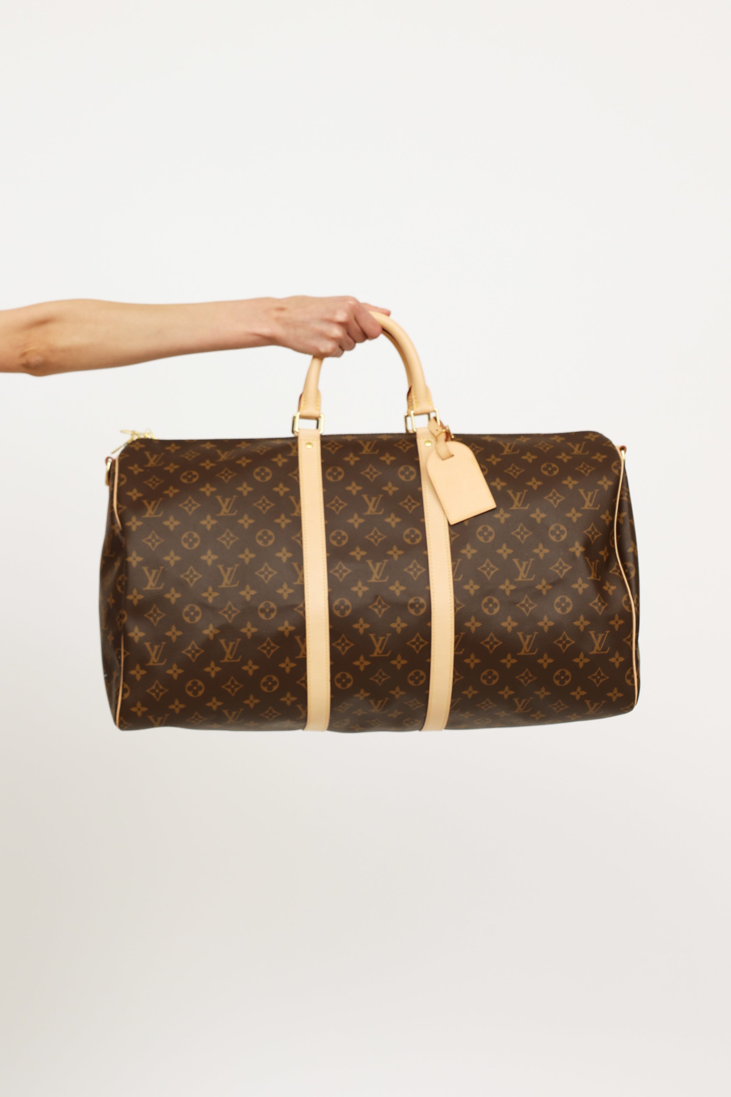 Louis Vuitton // Monogram Keepall 55 Bandouliere Bag – VSP Consignment
