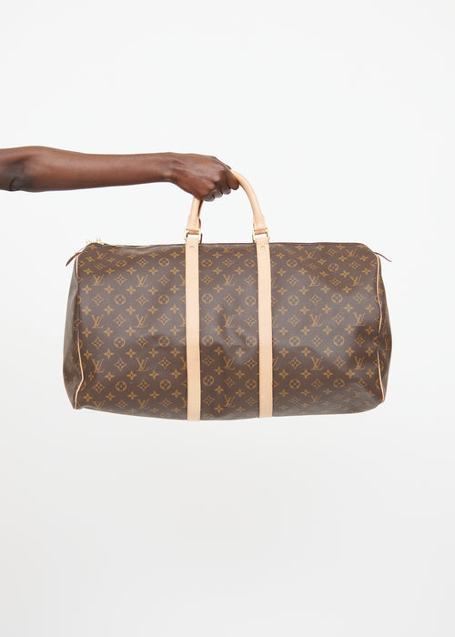 Louis Vuitton 56 Monogram Keepall Luggage