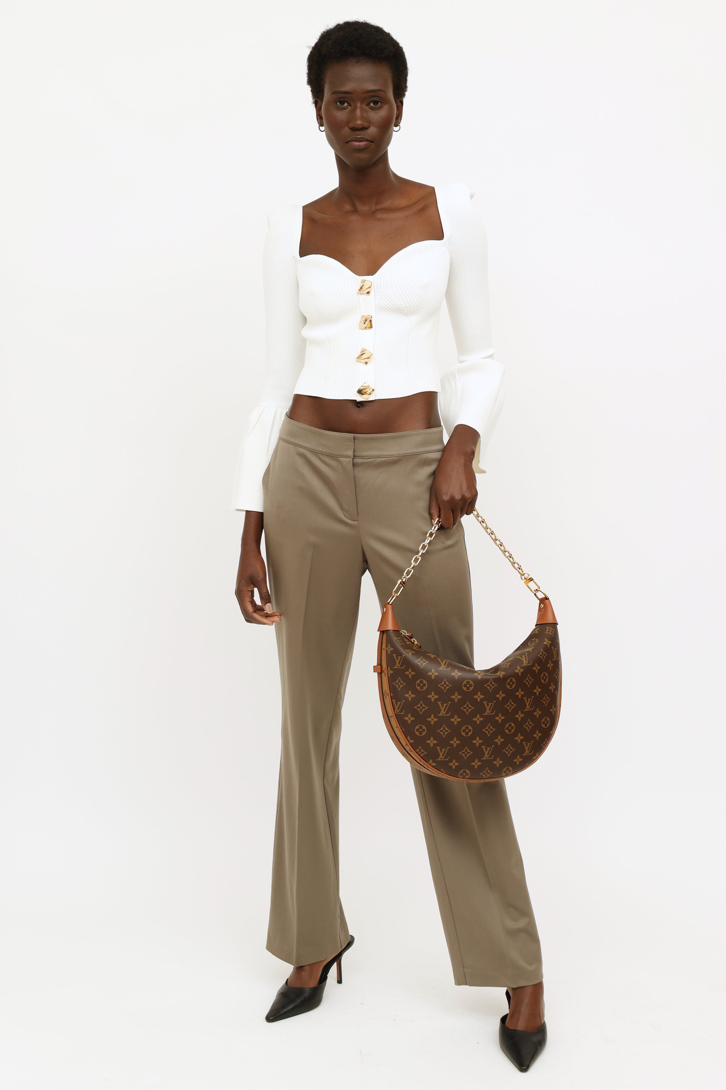 Louis Vuitton // Brown Monogram Loop Shoulder Bag – VSP Consignment