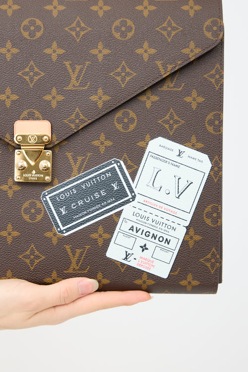 Louis Vuitton Monogram Mark Cruise Pouch