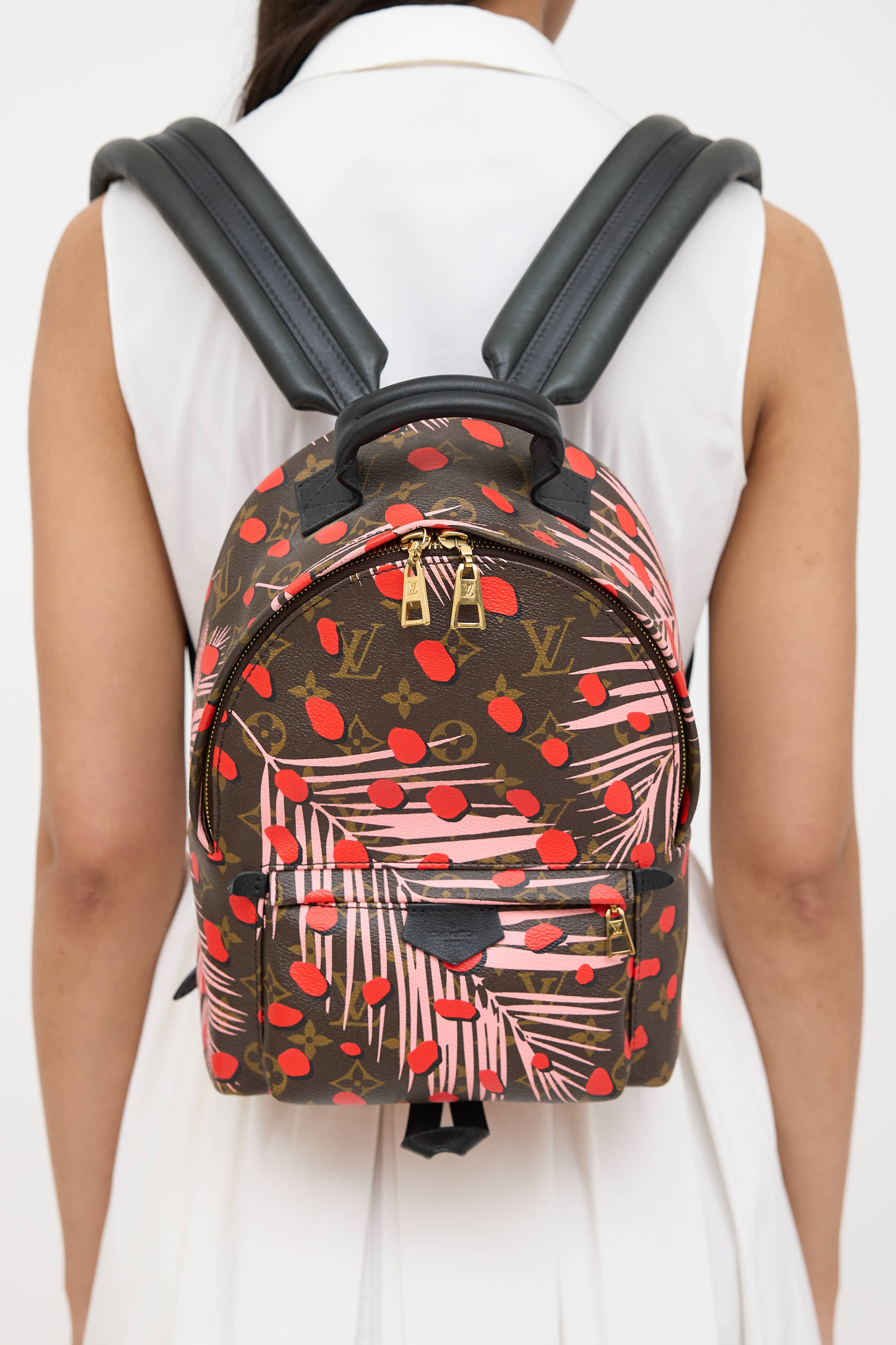 Louis Vuitton // 2016 Jungle Dots Monogram Palm Springs Mini Backpack – VSP Consignment