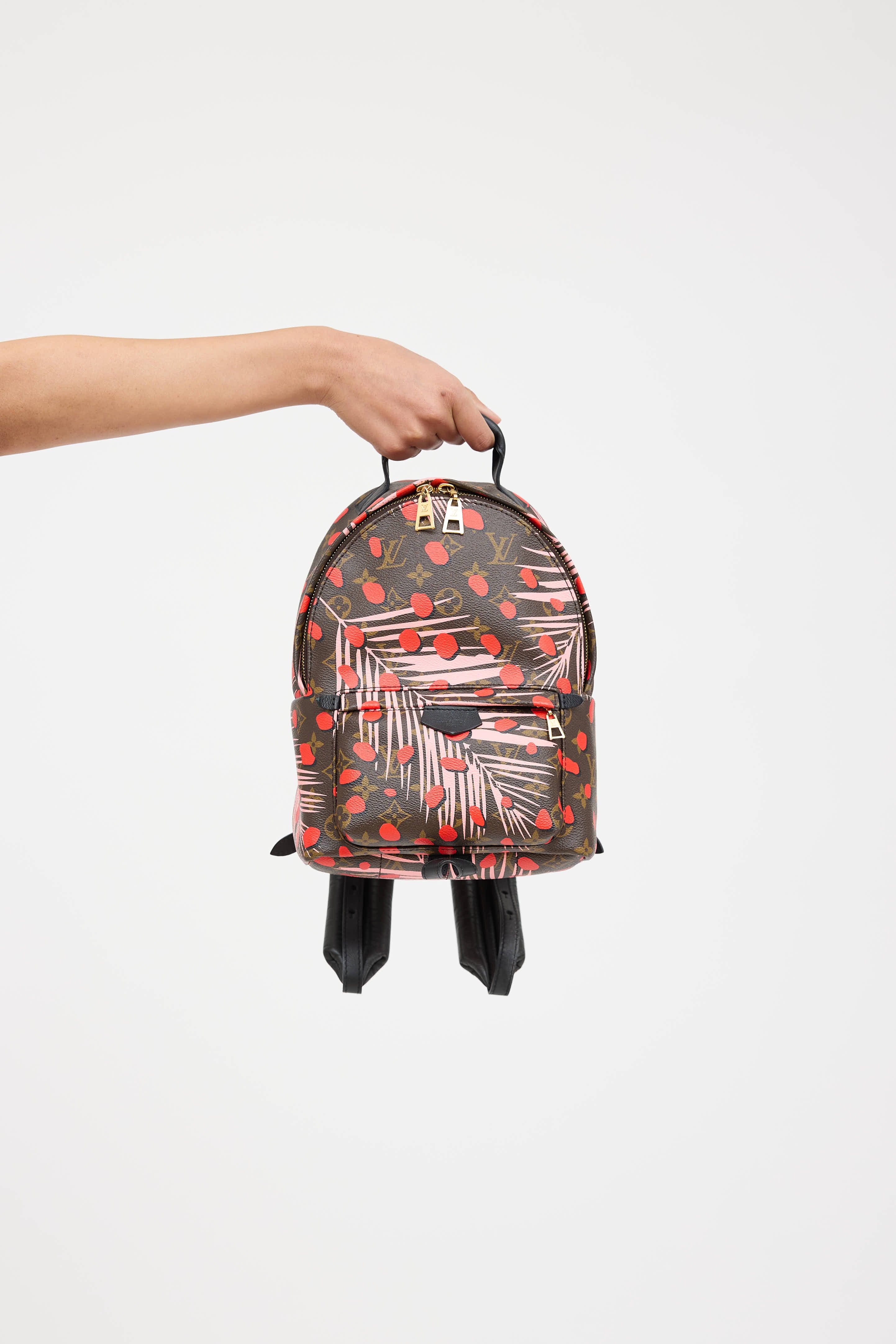 Louis Vuitton // 2016 Jungle Dots Monogram Palm Springs Mini Backpack VSP Consignment Louis Vuitton // 2016 Jungle Dots Monogram Palm Springs Mini Backpack VSP Consignment