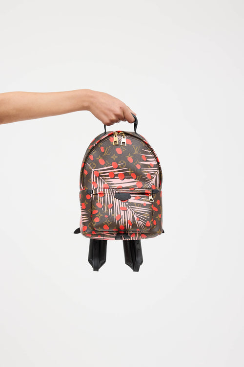 Louis Vuitton 2016 Jungle Dots Monogram Palm Springs Mini Backpack