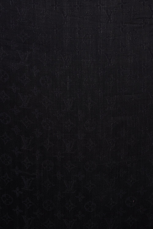 Louis Vuitton Silk & Wool Monogram Scarf