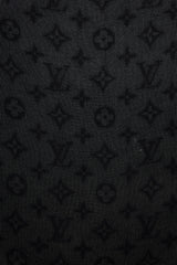 Louis Vuitton Wool & Silk Monogram Fringe Scarf