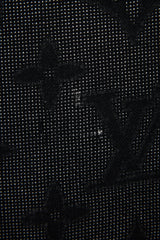 Louis Vuitton Wool & Silk Monogram Fringe Scarf
