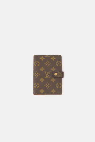 Louis Vuitton Monogram Small Ring Agenda Cover