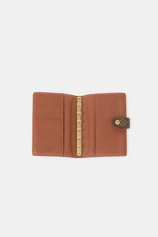 Louis Vuitton Monogram Small Ring Agenda Cover
