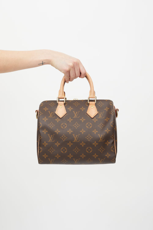 Louis Vuitton Brown Speedy 25 Monogram Bag