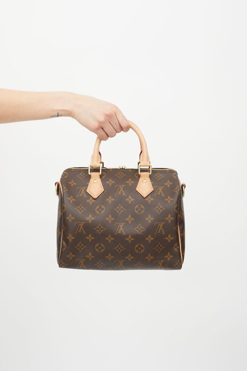 Louis Vuitton Brown Speedy 25 Monogram Bag