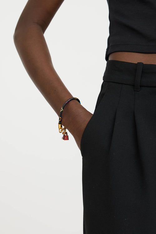 Louis VuittonX Takashi Murakami Monogram Luck It Bracelet