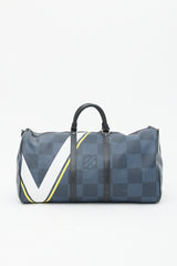 Louis Vuitton Navy America's Cup Keepall 55 Duffle Bag