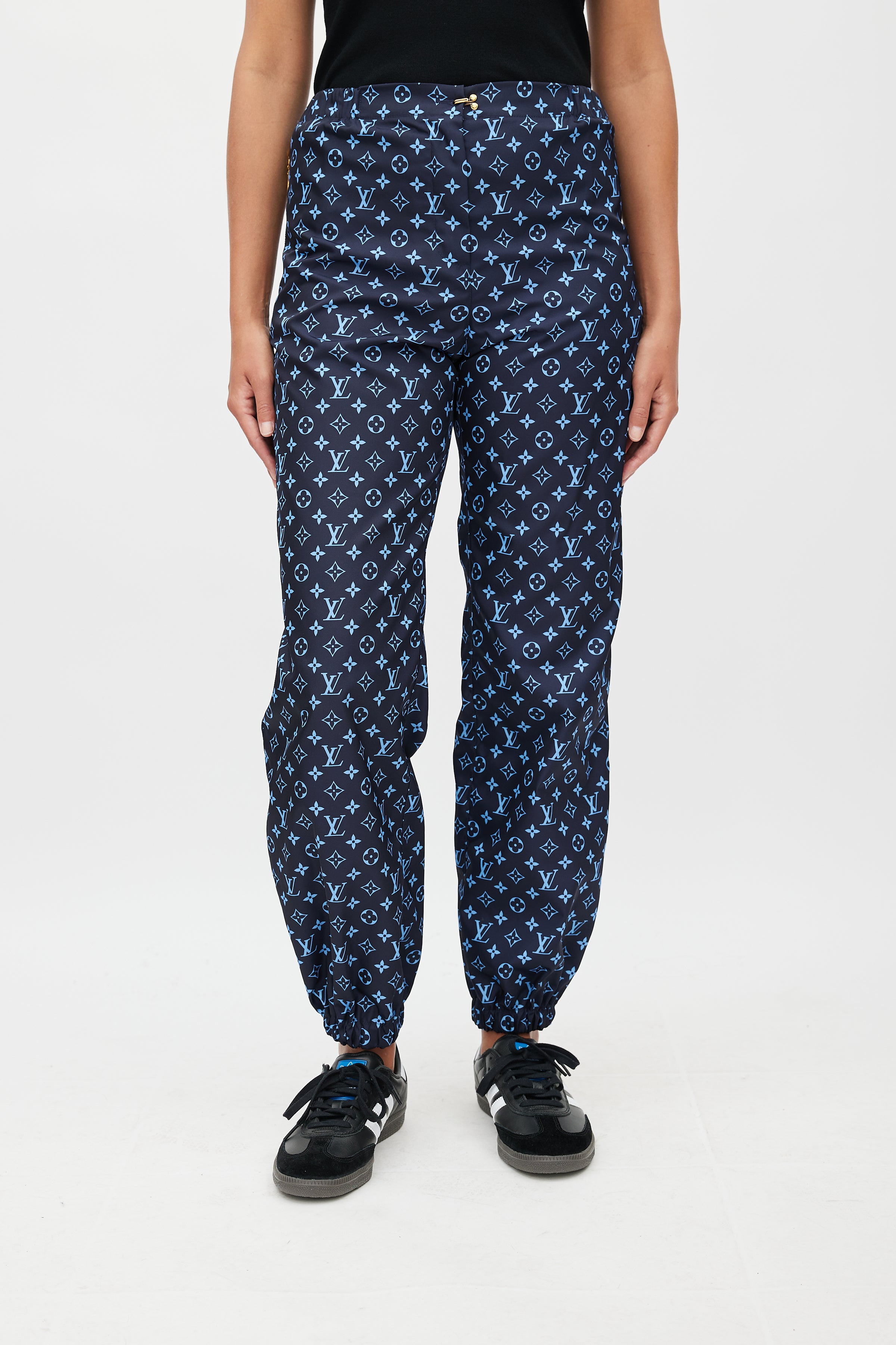 Louis Vuitton® Midnight Monogram Jogging Pants Navy. Size 34