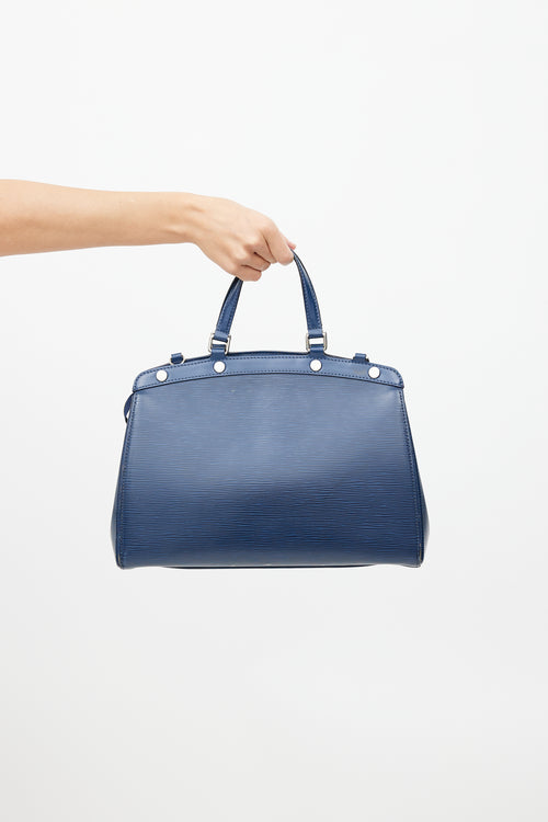 Louis Vuitton Navy Epi Leather Blair MM Shoulder Bag
