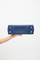 Louis Vuitton Navy Epi Leather Blair MM Shoulder Bag