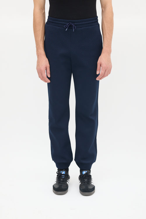 Louis Vuitton Navy Monogram Jacquard Jogger