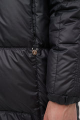 Louis Vuitton Navy Ribbed Collar Puffer Coat