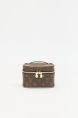 Louis Vuitton Monogram Leather Nice Nano Vanity Case