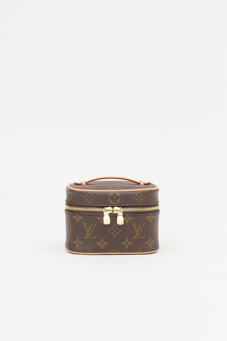 Louis Vuitton Monogram Leather Nice Nano Vanity Case