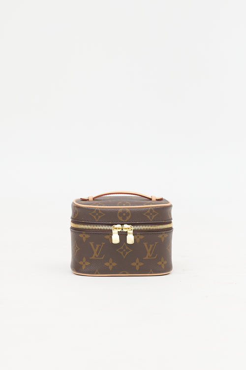 Louis Vuitton Monogram Leather Nice Nano Vanity Case