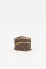 Louis Vuitton Monogram Leather Nice Nano Vanity Case