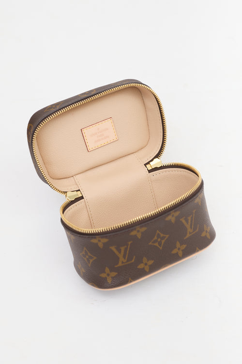 Louis Vuitton Monogram Leather Nice Nano Vanity Case