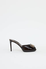 Louis Vuitton Damier Ebene Bow Sandal