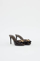 Louis Vuitton Damier Ebene Bow Sandal