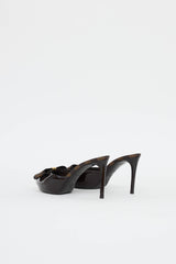 Louis Vuitton Damier Ebene Bow Sandal